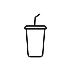 cup drink icon for website, presentation symbol 