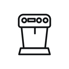 expresso machine icon for website, presentation symbol 