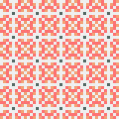 Fototapeta premium Abstract Cross Pattern generative computational art illustration