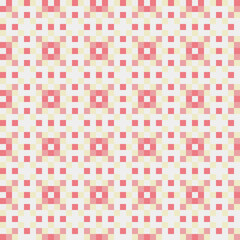 Fototapeta premium Abstract Cross Pattern generative computational art illustration