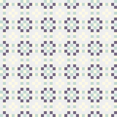 Fototapeta premium Abstract Cross Pattern generative computational art illustration