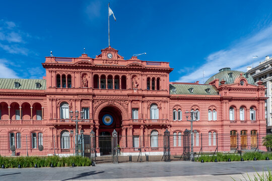 Argentina, la Casa Rosada, the  pink governmental palace. in Buenos Aires