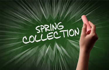 Hand drawing online shopping concept