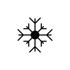 Winter, Snowfall, Snow, Snowflake Solid Line Icon Vector Illustration Logo Template. Suitable For Many Purposes.