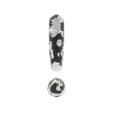 Cow Themed Font  Exclamation Point