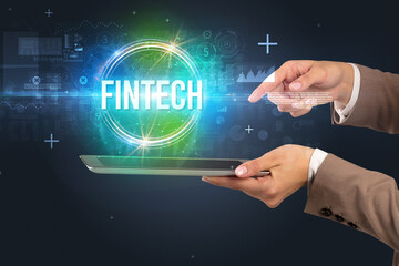 Close-up of a touchscreen, new tech concept