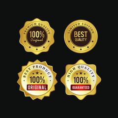 Four Gold Stamp of Best Quality Product