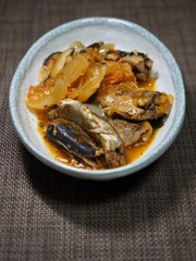 꽁치와 김치스튜, 음식, 요리