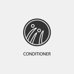  Conditioner  vector icon illustration sign