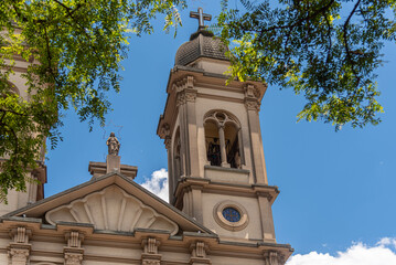 Ancient architecture of the cathedral of the city of Santa Maria RS Brazil