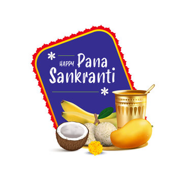 Odisha New Year Pana Sankranti With Festive Elements