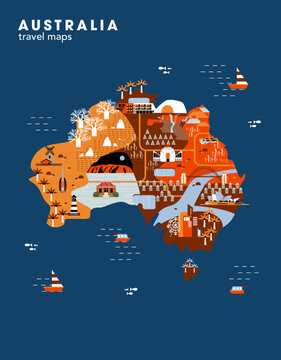 Australia Travel Map