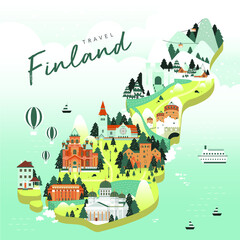 Finland Travel Map