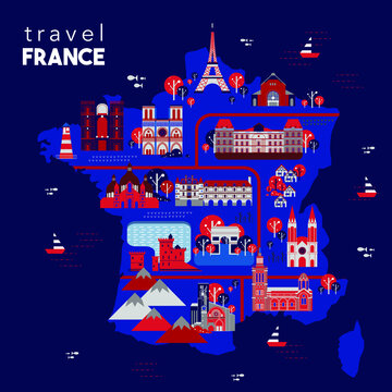 France Travel Map