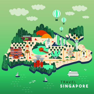 Singapore Travel Map