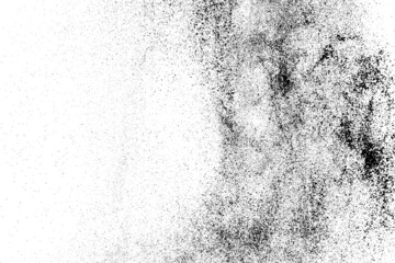 Black and white grunge background. Post-apocalyptic style texture. Digitally generated image. Vector design elements. Illustration, Eps 10.