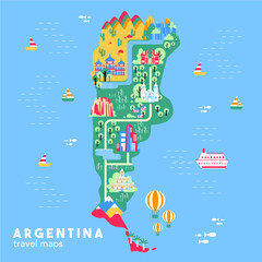Argentina Travel Map