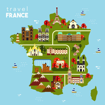 France Travel Map