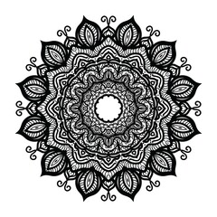 mandala logo art symbol icon vector