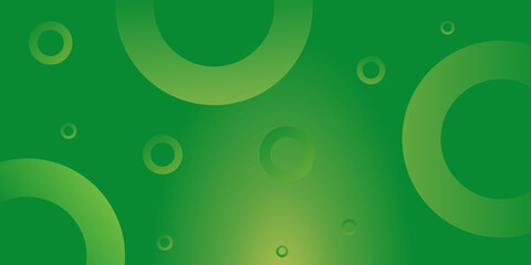 geometric green gradient background with circle pattern. design for nature theme landingpage