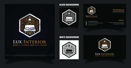 Interior Furniture Logo. Luxury and Elegant logo