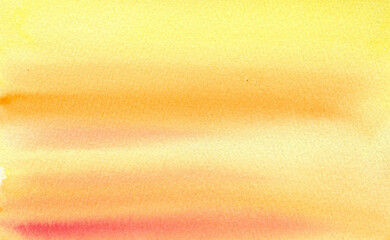 watercolour background, hand draw illustration, yellow and orange color