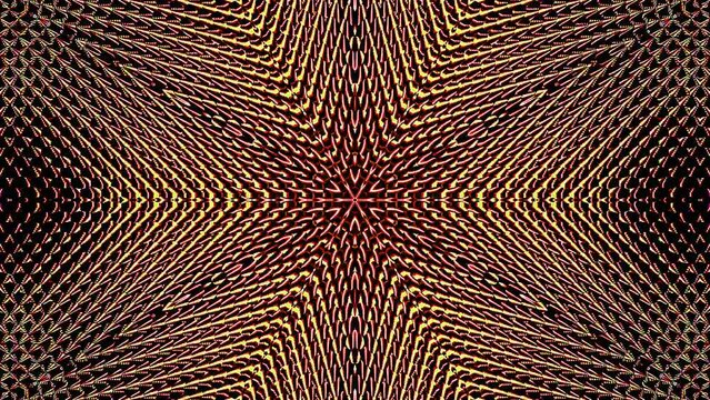 waves with stripes, tiny dots of shining colorful light, for background