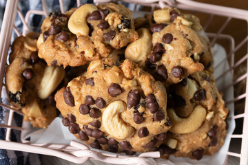 Chocolate Chip Cookies with Cashews