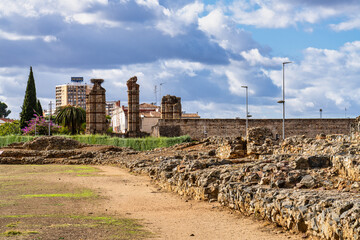 The Roman circus of Merida, Spain was modeled on the Circus Maximus in Rome