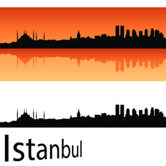 istanbul city skyline in ai format