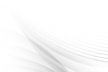 Abstract white and gray color, modern design background with geometric shape. Vector illustration.	