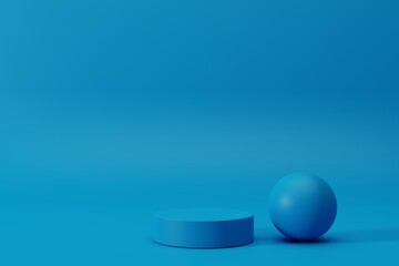 3d minimalist podium for product presentation