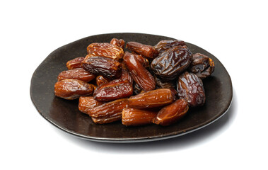 Big Dates Isolated. Date Palm Fruits