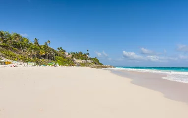 Wandcirkels aluminium Crane Beach in Barbados © Fyle