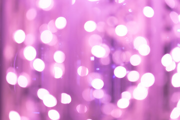 Abstract pink bokeh from light