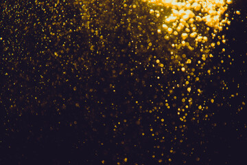Abstract gold bokeh luxury