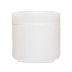 Cosmetic bottles with lid isolated on white background. Bottle with hand sanitizer. Antimicrobial liquid gel. Hand hygiene. Shampoo bottle. Medicine bottle. Liquid soap.