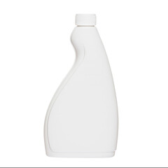 Cosmetic bottles with lid isolated on white background. Bottle with hand sanitizer. Antimicrobial liquid gel. Hand hygiene. Shampoo bottle. Medicine bottle. Liquid soap.