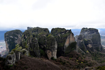 landscape of the mountains