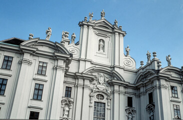 Fototapeta na wymiar Prague. Czech Republic. 1995. Baroque style. 