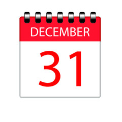 3d illustration calendar isolated on a white background