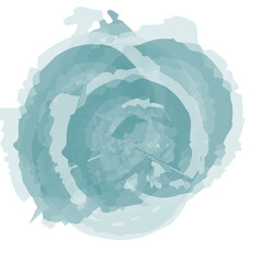 Watercolor Swirl Brushstroke 