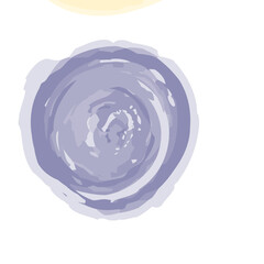 Watercolor Swirl Brushstroke 