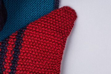 Beautiful colorful  background Knitting 