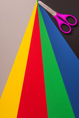 Beautiful colorful  background Knitting 