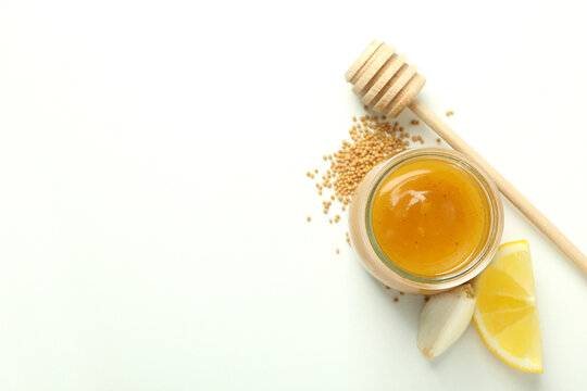 Concept of tasty food with sauce, space for text