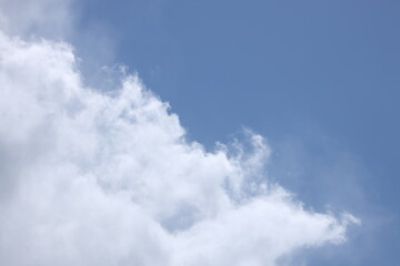 Obraz premium blue sky cloud beautiful background nature white 