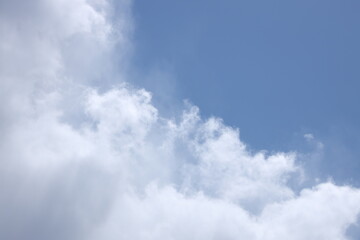 blue sky cloud beautiful background nature white weather