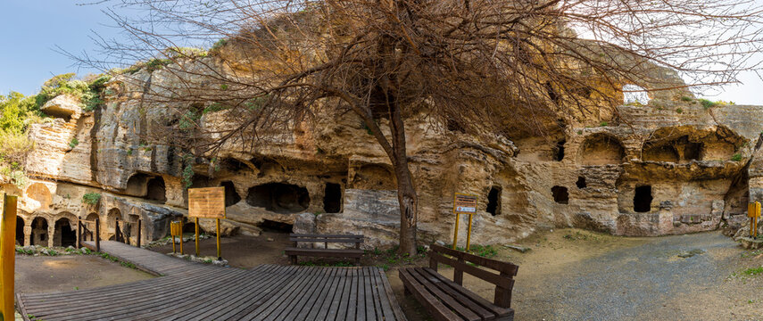 King Tombs view in Samandag Town of Hatay Province