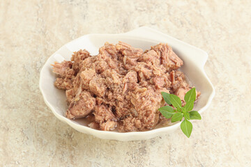 Canned tuna fish for salad